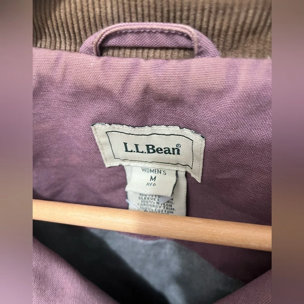 L.L. Bean Purple Mauve Barn Coat - Picture 2 of 6